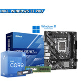 Uppgraderingspaket - Intel I5 12400F + H610M-HVS  + 16GB DDR4 + 256GB M.2